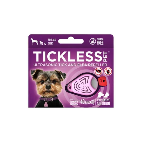 1ea Tickless Pet Tick & Flea Repeller Pink - Treats